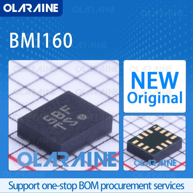 

1/5/10Pcs BMI160 LGA-14 original 100% new ic chip IMU - Inertial Measurement Unit I2C, SPI Voltage 3.6 V Current 950 uA
