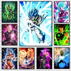 Bandai Anime Vintage Canvas Painting, Super Saisuperb, Gohan Wall Art Print, Dragon Ball Manage, Classic Home Decor, Bedroom Poster