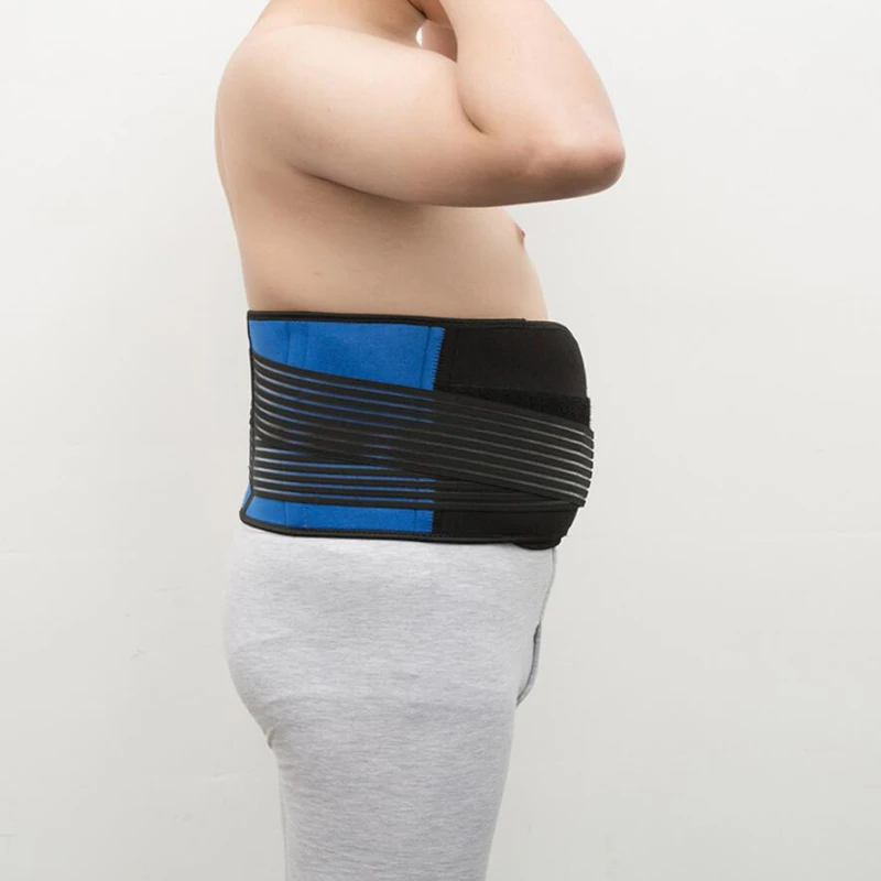 

Большой размер 5XL 6XL, поддерживающий бандаж для нижней части спины, мужской корректор осанки талии и спины, женский пояс для поддержки талии, предотвращает сутулость спины