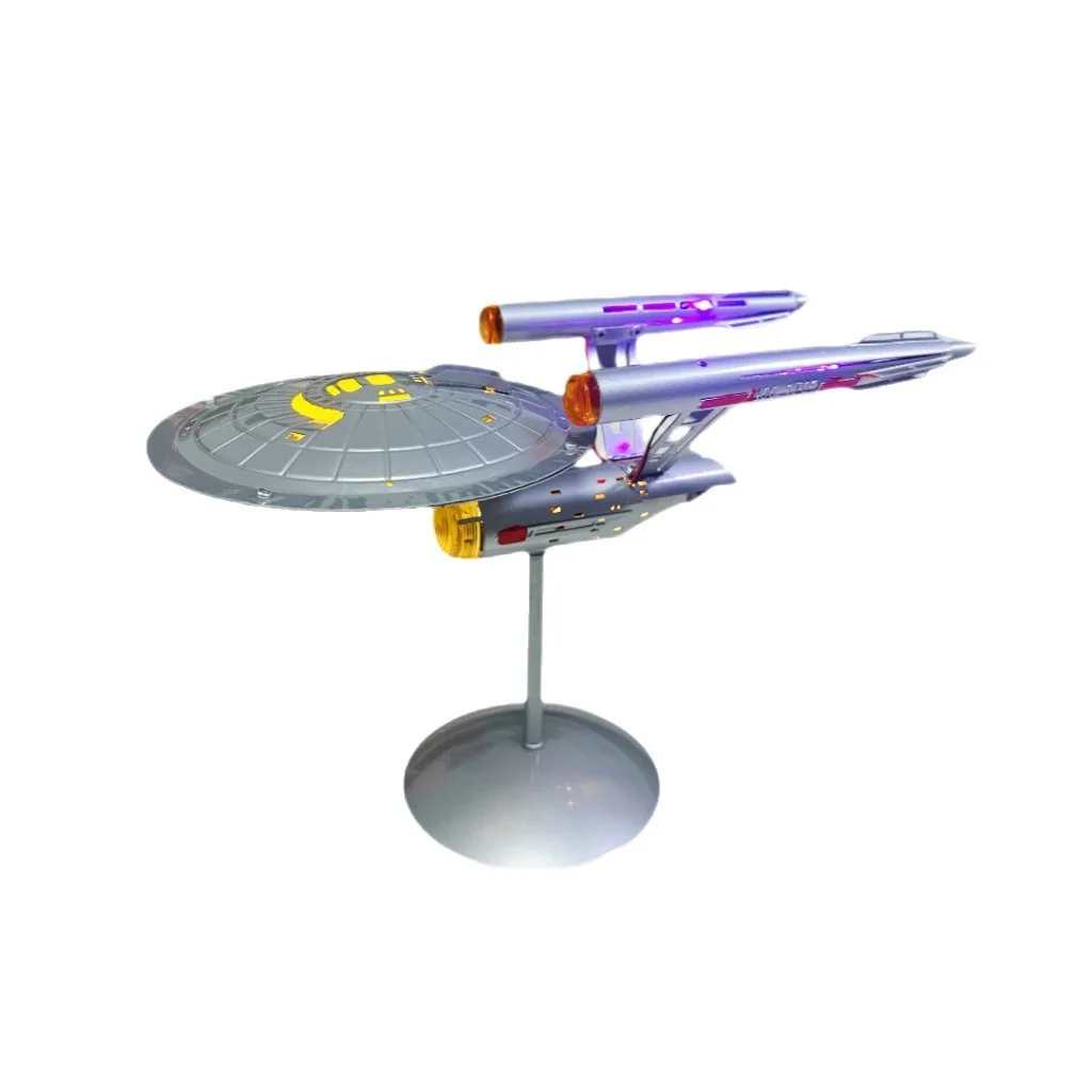 Metal Aircraft Replica Aircraft Star Treks Enterprise 1:1000 Model Assemble Starship Handicraft Ornament Collectible Toy Gift