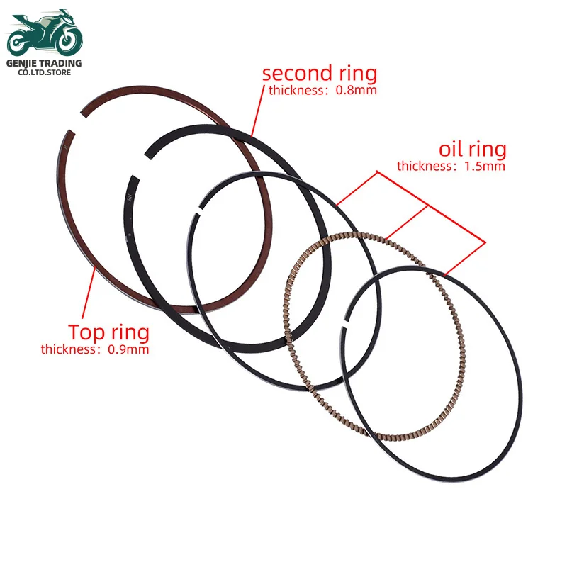 1pc Motorcycle Engine Piston Rings 74mm STD for Yamaha 4XV-11603-00-00 5LV-11603-00-00 YZF-R1 FZ-1S  FZ1 FZS1000 FZ-S1000 Fazer