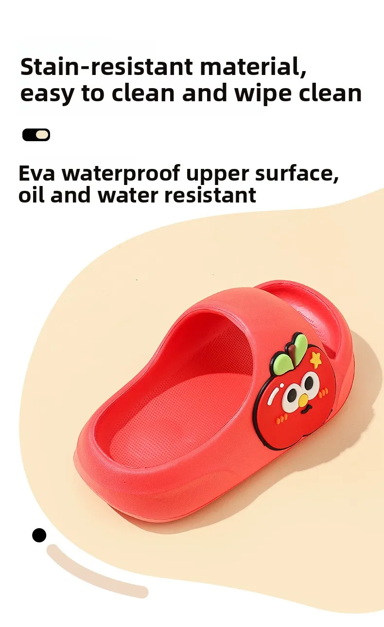 2026 Rutschfeste Kinderhausschuhe Sommer Neue Cartoon-Frucht-Sandalen für Jungen Niedliche Hausschuhe für Mädchen Eltern-Kind-Matching-Hausschuhe – Detail 8