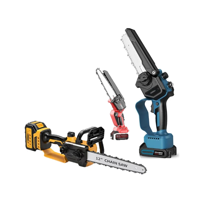 ZC1-Motosserra elétrica sem fio recarregável de 12 polegadas para madeira