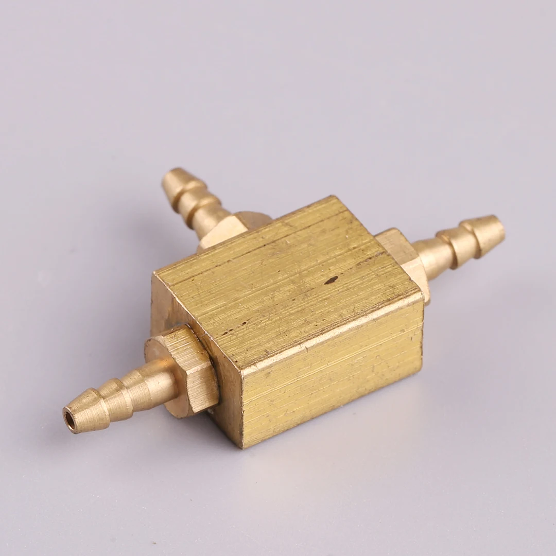 Copper 3-Way Oil Tee Integrated Pipe Connector for Methanol No Leakage High-Quality Model Accessory