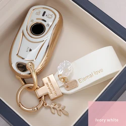 Fashion TPU Car Key Case Cover Shell for Buick Envision Vervno Encore GS 20T 28T New LACROSSE Opel Astra K Keyless Protector Fob