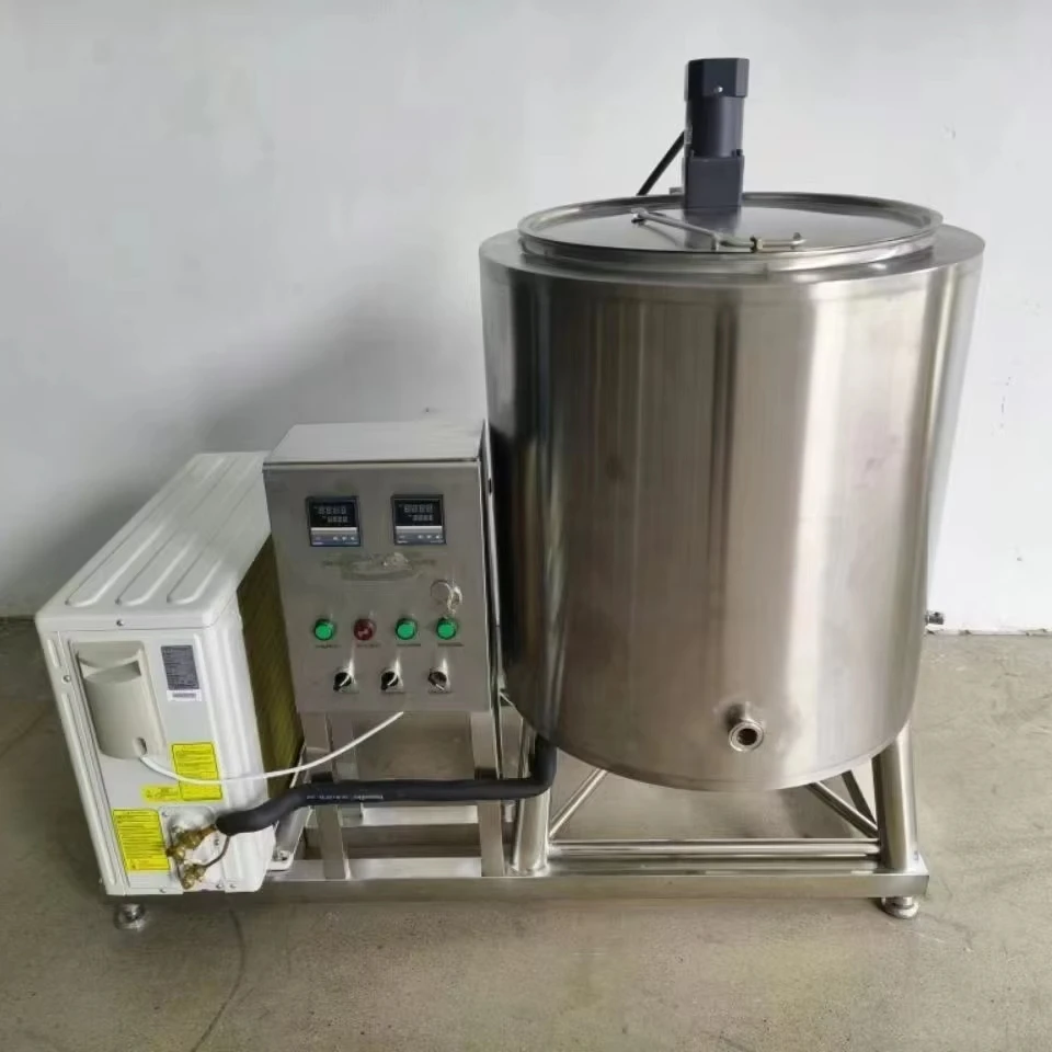 

50L 100L 200L 500L1000L Milk Cooling Tank Industrial Fridge Milk Juice Cooler Machine Milk Refrigerator Storage Tanks with Mixer