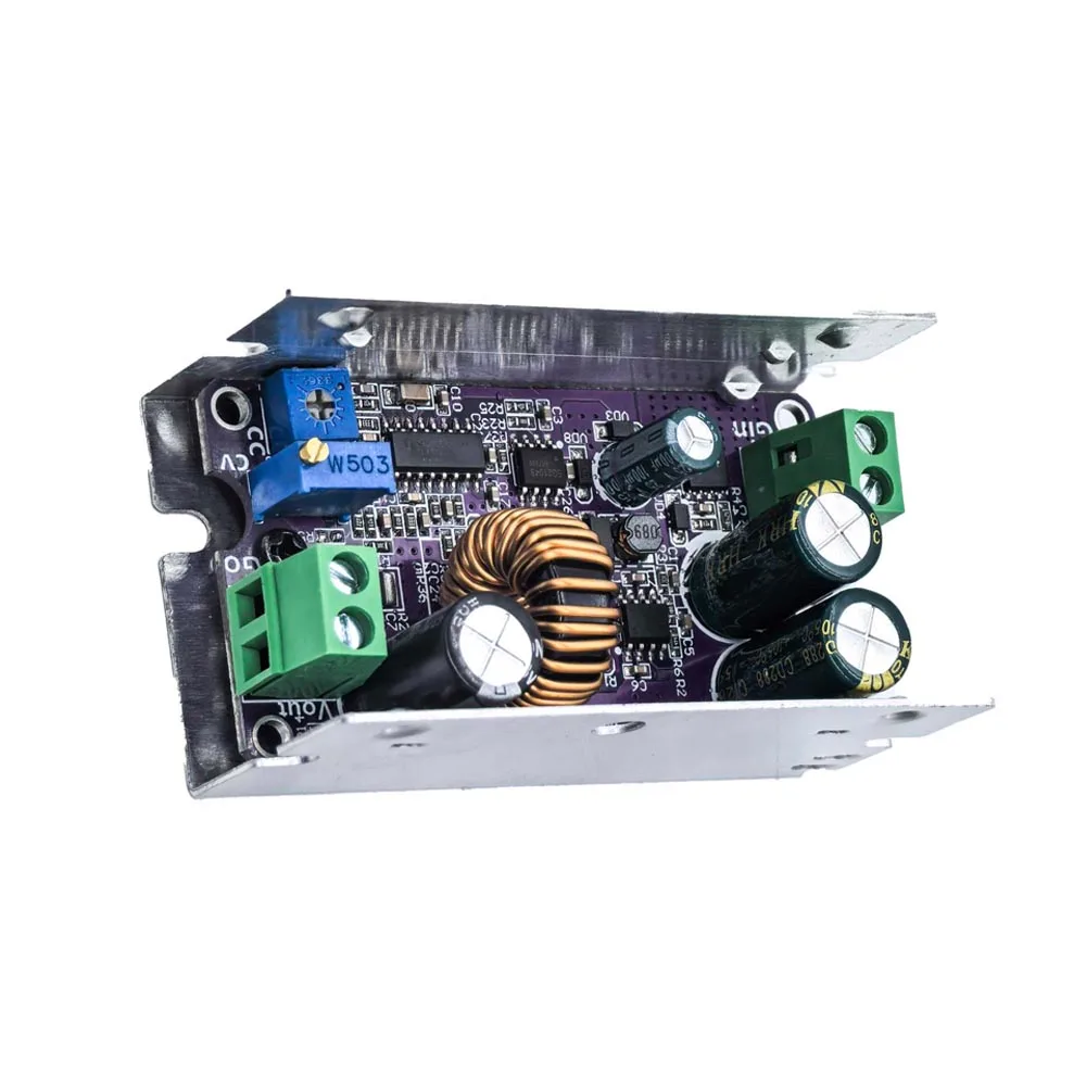 200W High Power Constant Voltage/Current Synchronous Rectification Voltage Adjustable Power Board DC-DC Buck Power Supply Module