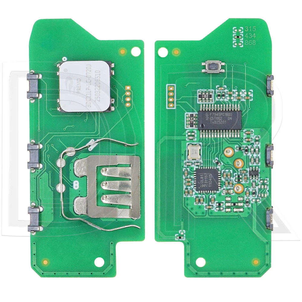 Great ID49 PCF7945P Chip 315/433-434MHz CAS4 CAS4+ FEM Modified U Chassis Car Remote Smart Key For BMW 1 3 5 7 Series F Chassis