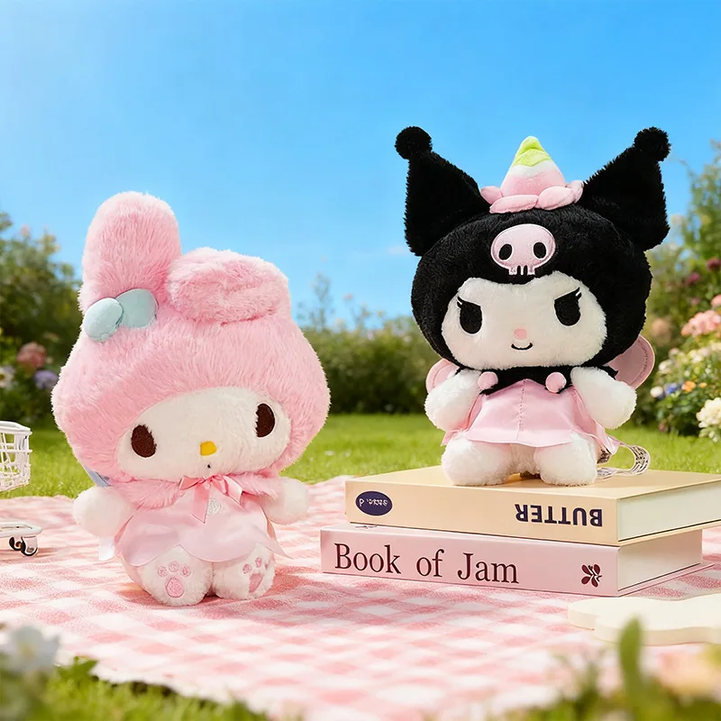 

Срия Hidden Garden Плюшевые игрушки Kuromi Naughty Puppy Cute Cat Мягкие плюшевые игрушки Диван Подушка для рождественских и подарков на день рождения