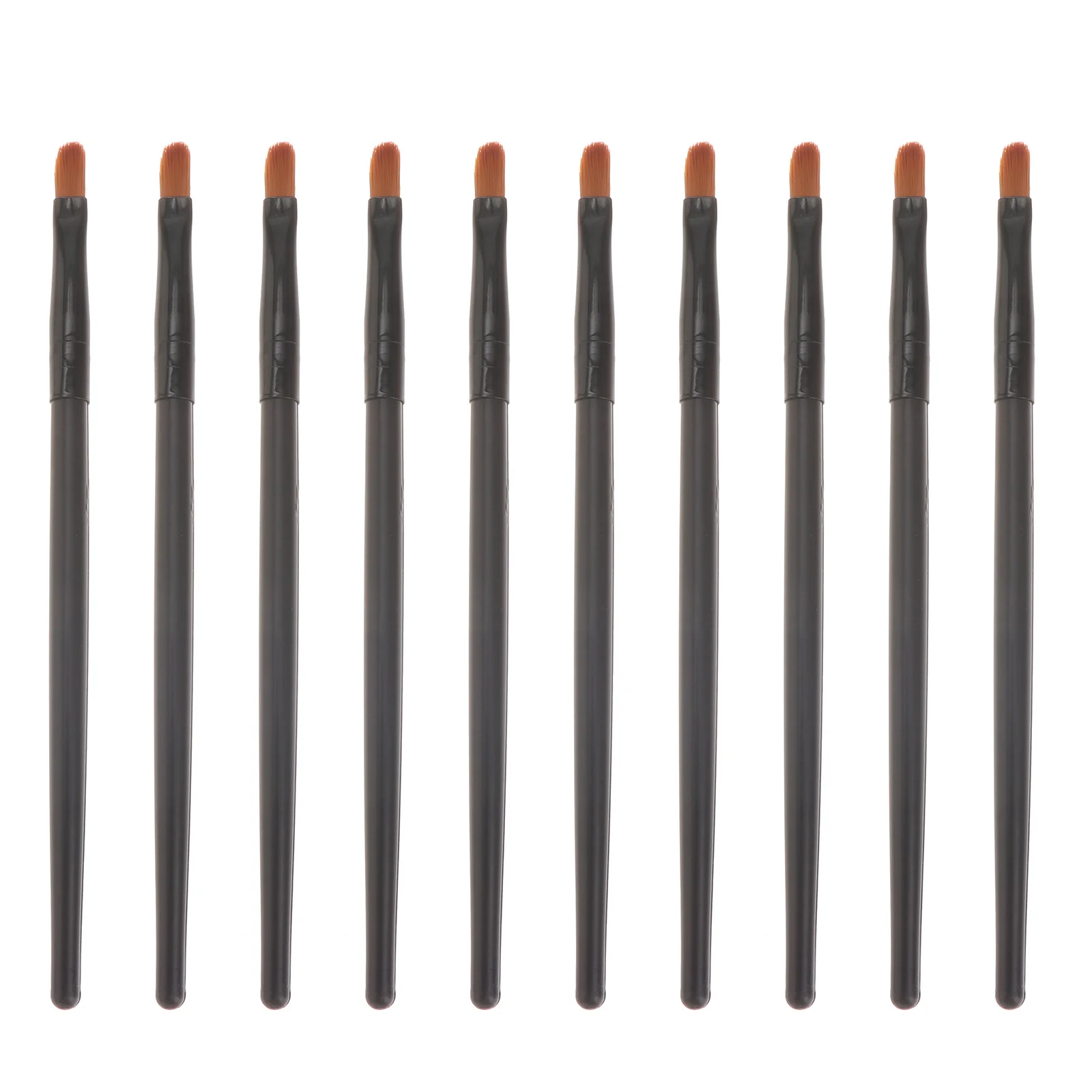 مجموعة فرش مكياج مكونة من 10 قطع، مقبض خشبي عالي الجودة لتطبيق العين والشفاه والأنف، تطبيق ناعم ولطيف، مستلزمات التجميل