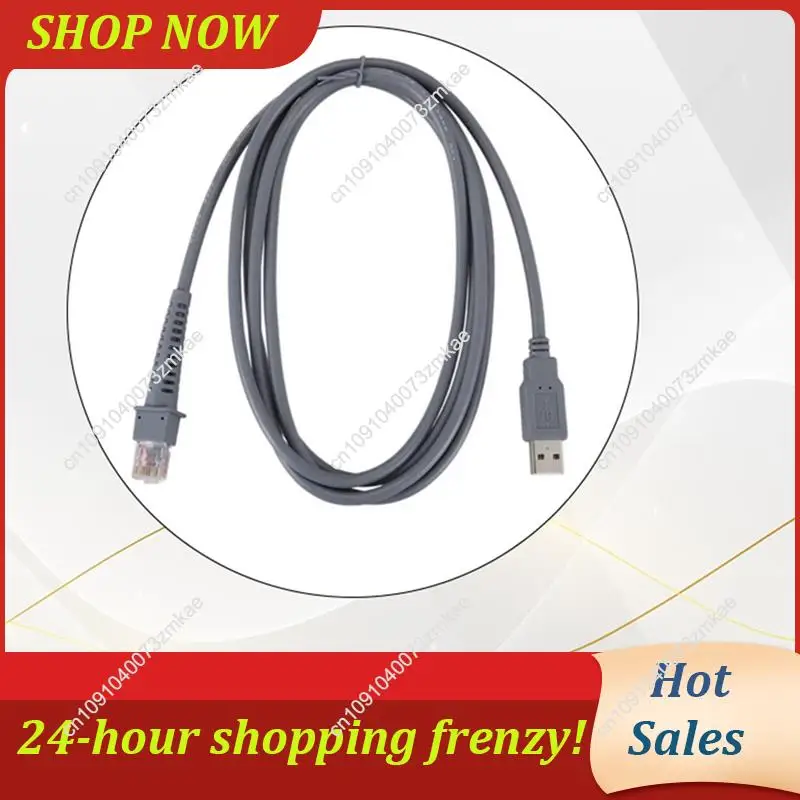 Daily Sale RJ45 To USB-A Male 2M USB Cable For Datalogic CAB4120 QD2130 QD2110 GPS4490 Barcode Scanner
