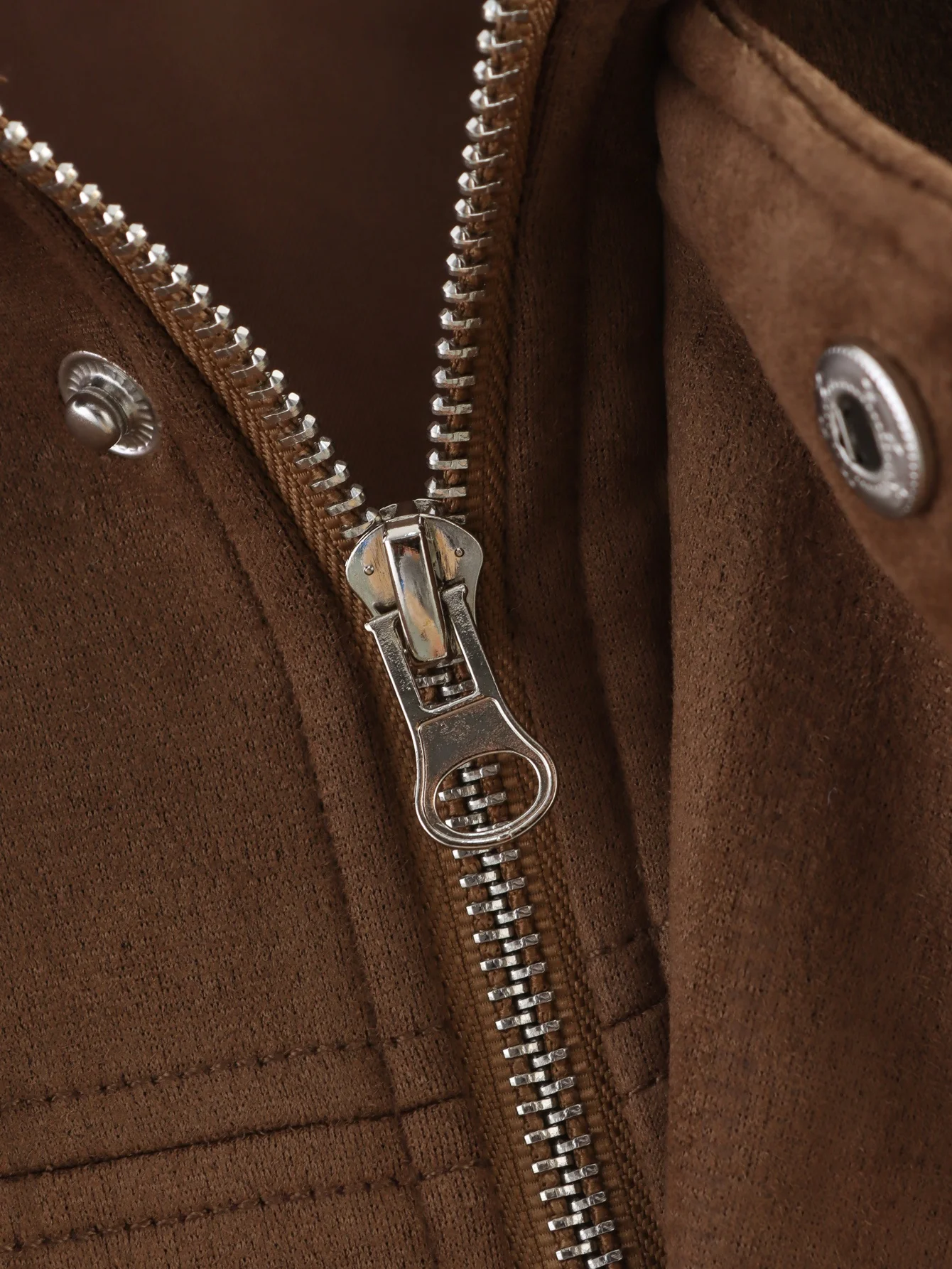 EDSA 여성 소프트 스웨이드 봄버 재킷 가을 긴 소매 루즈 코트 빈티지 여성 아우터웨어