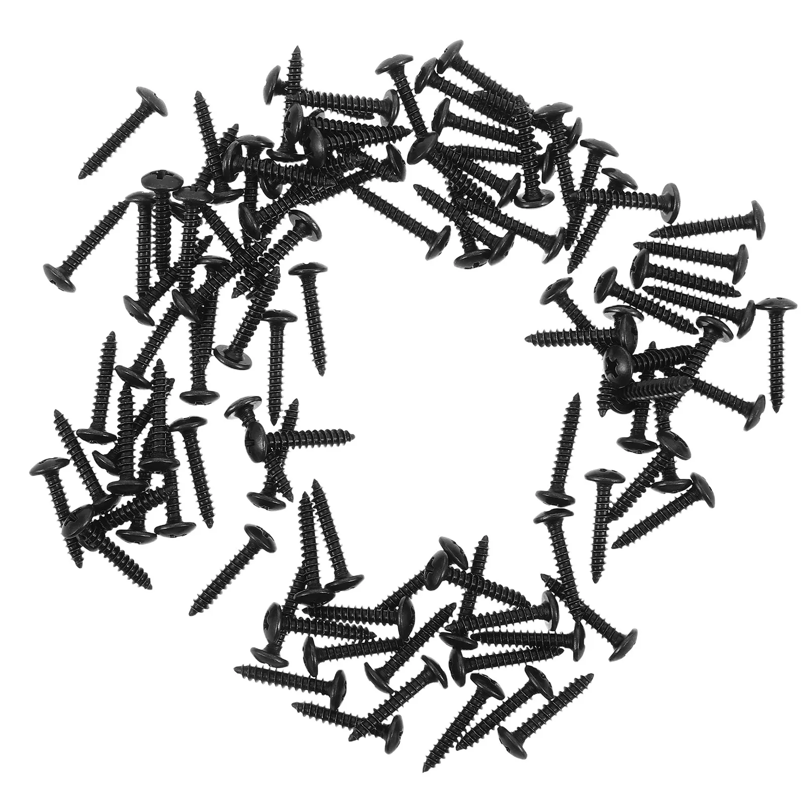 100Pcs Speaker Grille Screws Car Stereo Mounting Auto Trim Panel Screws Automotive Interior Fitting Car Audio Installation