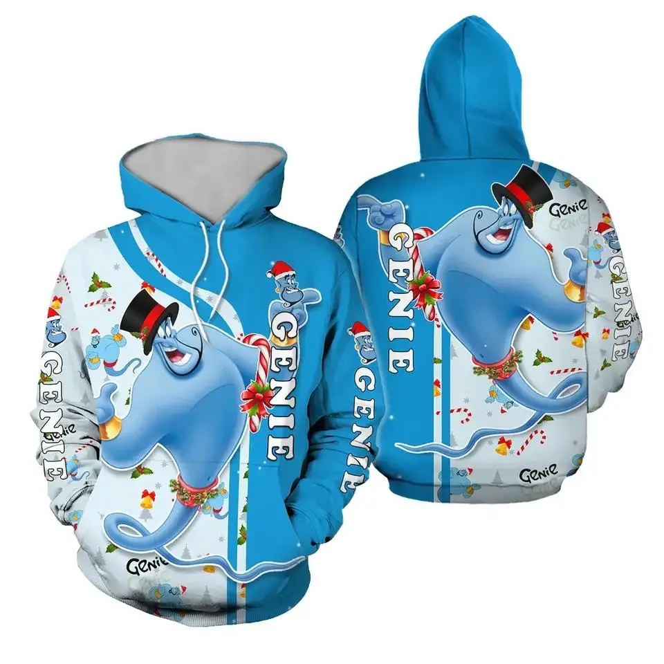

Disney Boys Girls Hoodies Aladdin Magic Lamp Men's Hoodies 3D Printed Pullover Disney Mens Women Hoodies Oversized Clothing