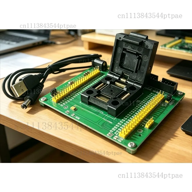 A lqfp100 programming test socket