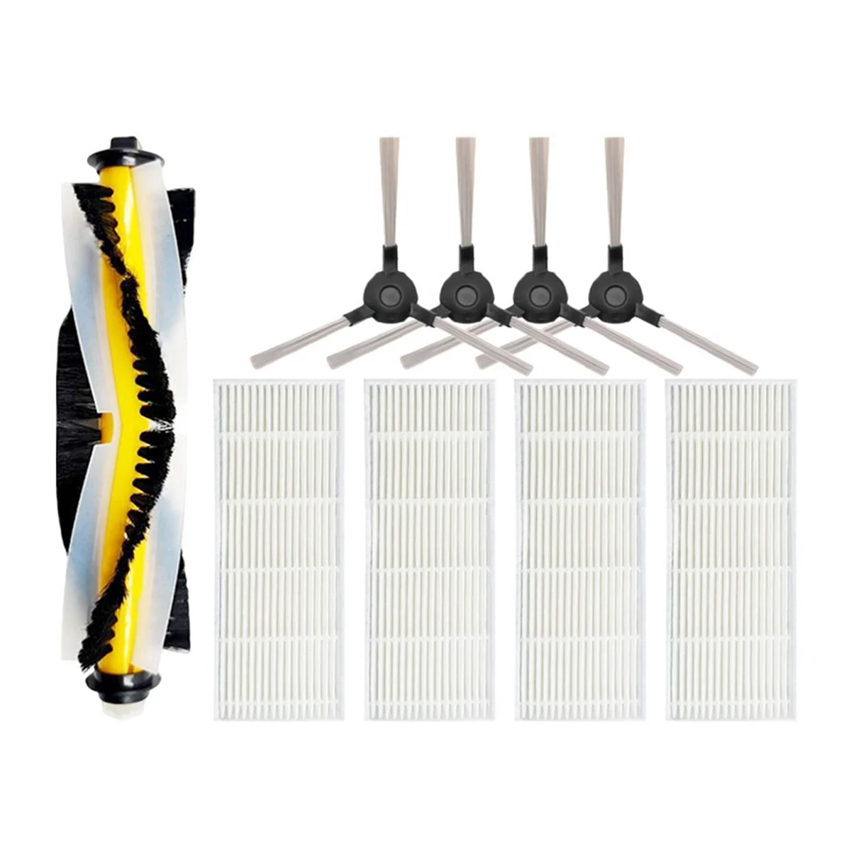 FNJK-для Redmond RV-R500, Eziclean Power, робот-пылесос с животными, запасные части, основная боковая щетка, фильтр Hepa