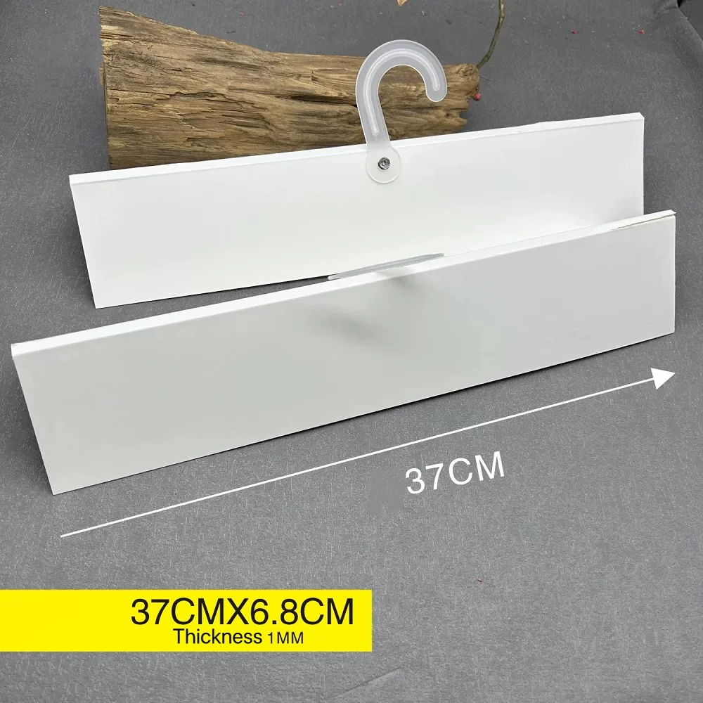 50pcs Fabric Swatch Hanger Fabric Sample Blank White Card Plastic J Hook Leather Rug Sample Swatch Hanging Card Cloth Display