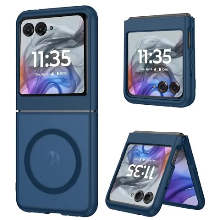 

for Motorola Moto Razr 2026/2025/2024 Magnetic Case, Moto Razr 60/50 Case[Compatible with MagSafe], Shockproof Protective Phone