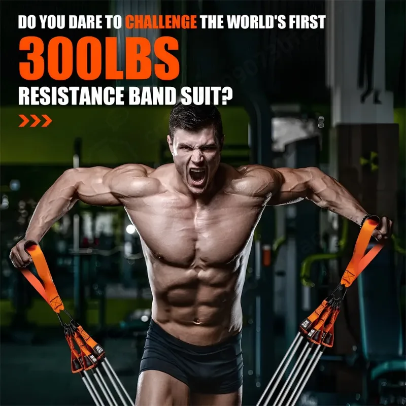 1 Set of Advanced Resistance Belt with Handle Heavy Sports Belt for Strength Training Home Gym and Fitness Exercise