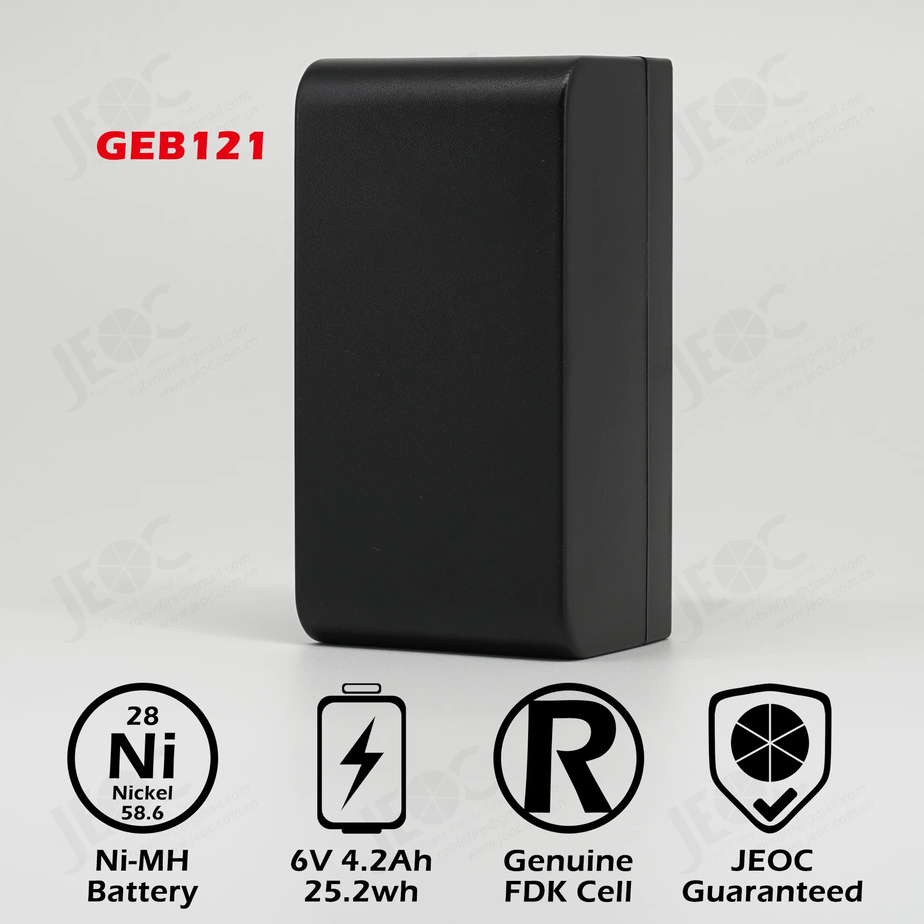 

JEOC Replacement Battery of GEB121, for Leica TPS400/800 series Totalstation Accessories