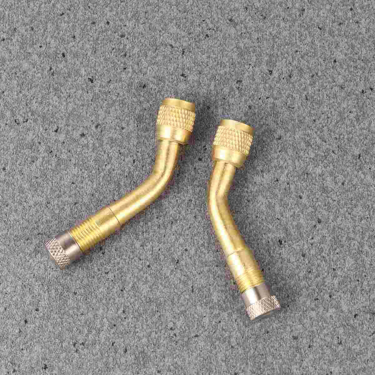 3PCS Tire Wheel Extensions 90 Degree Curved Tyre Tire Extension Converter Inflating Mouth Adapter for Car Truck Motorcycle