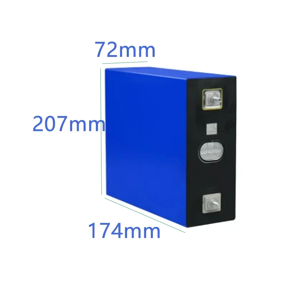 3.2V Lifepo4 Battery 300Ah Grade A Battery 12V 24V 48V Rechargeable Lithium Iron Phosphate Battery For Backup Power RV Boat Cart