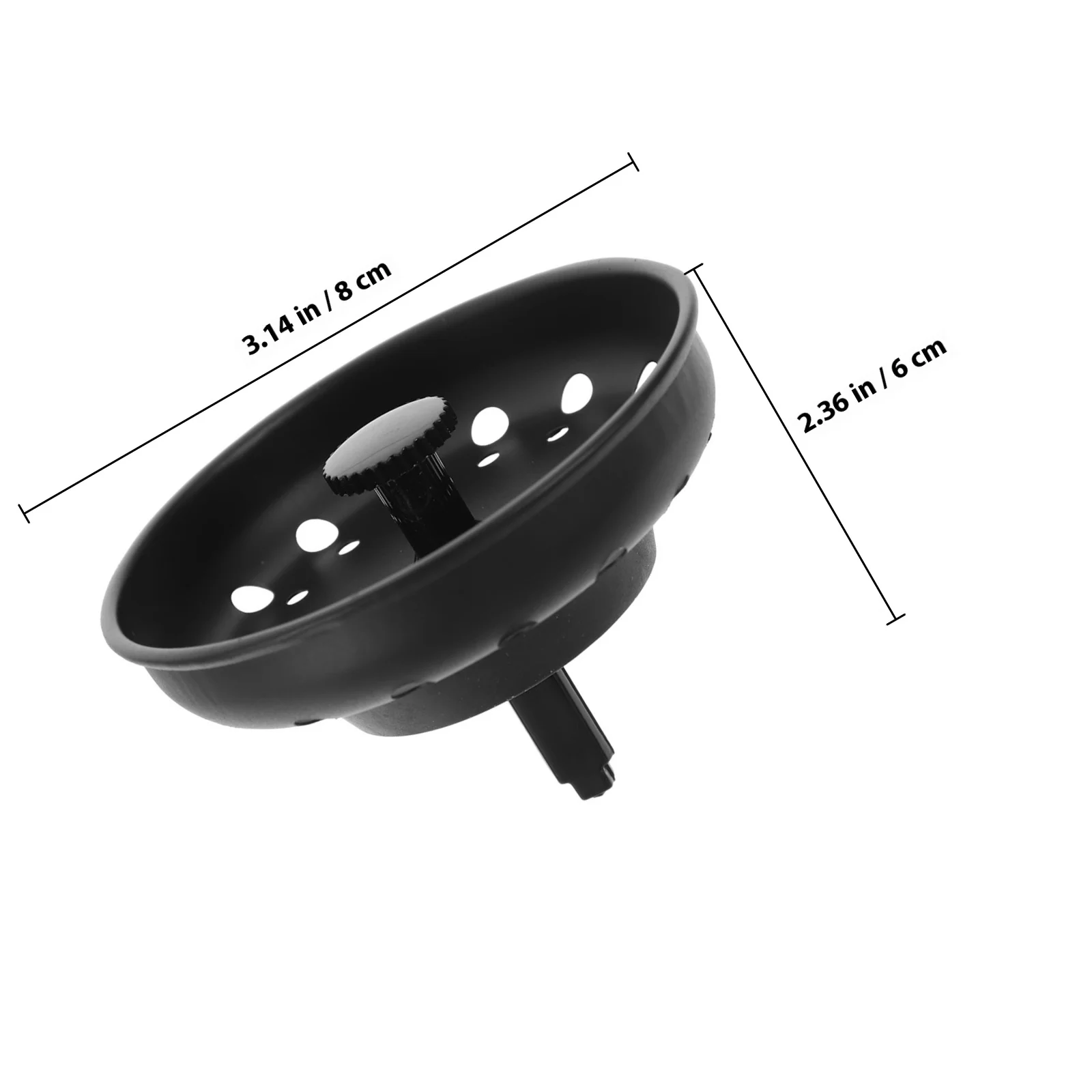 2 قطعة مصفاة حوض تصفية خزان المياه للمطبخ سدادة استنزاف معدنية مع مقبض غرامة شبكة الحطام الماسك الشعر سهلة #4