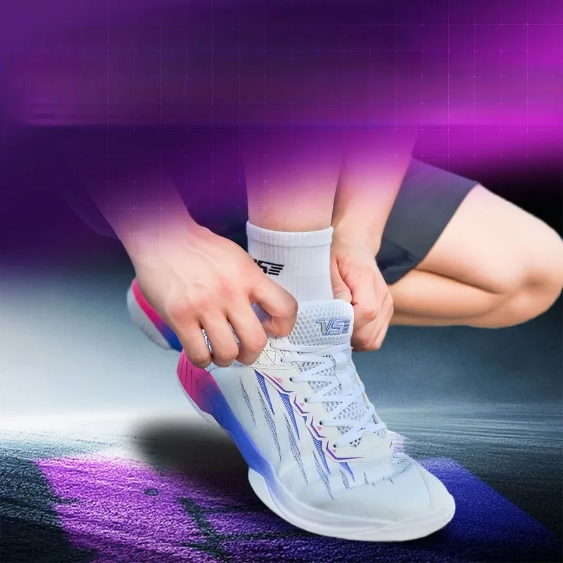 2026 Professional Badminton Shoes For Mens Non-Slip Sport Badminton Shoes Men Tennis Shoe Unisex Indoor Court Shoes Couples