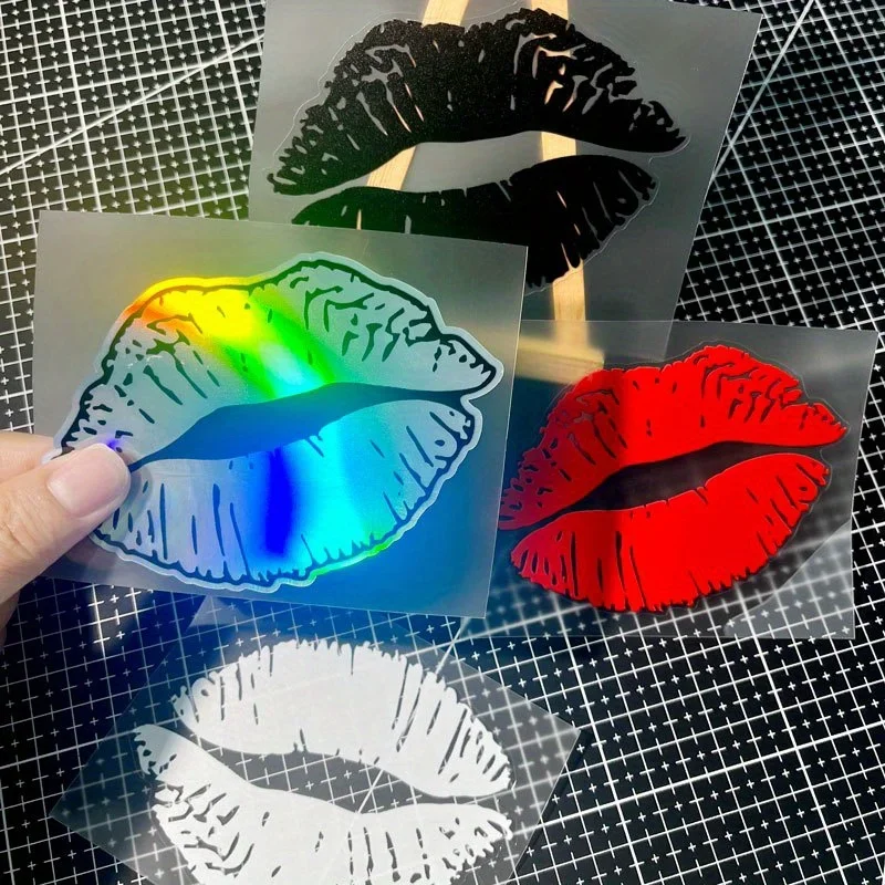 

1 шт., стильная автомобильная наклейка с дизайном губ, несколько цветов, наклейка с губами для кузова/окна автомобиля, добавьте модное атмосферу вашего автомобиля