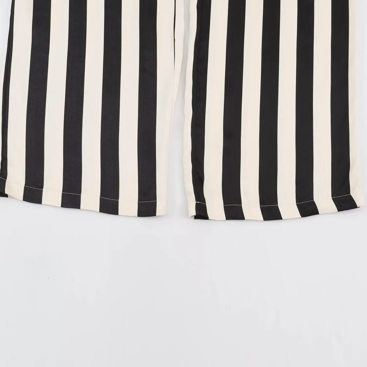 KONDALA Damen Trendiger Eleganter Gestreifter Hosenanzug, Neckholder-Top mit überkreuztem Kragen, Hose mit elastischem Bund, Sommer-Freizeit-Chic-Set 2026 – Detail 21