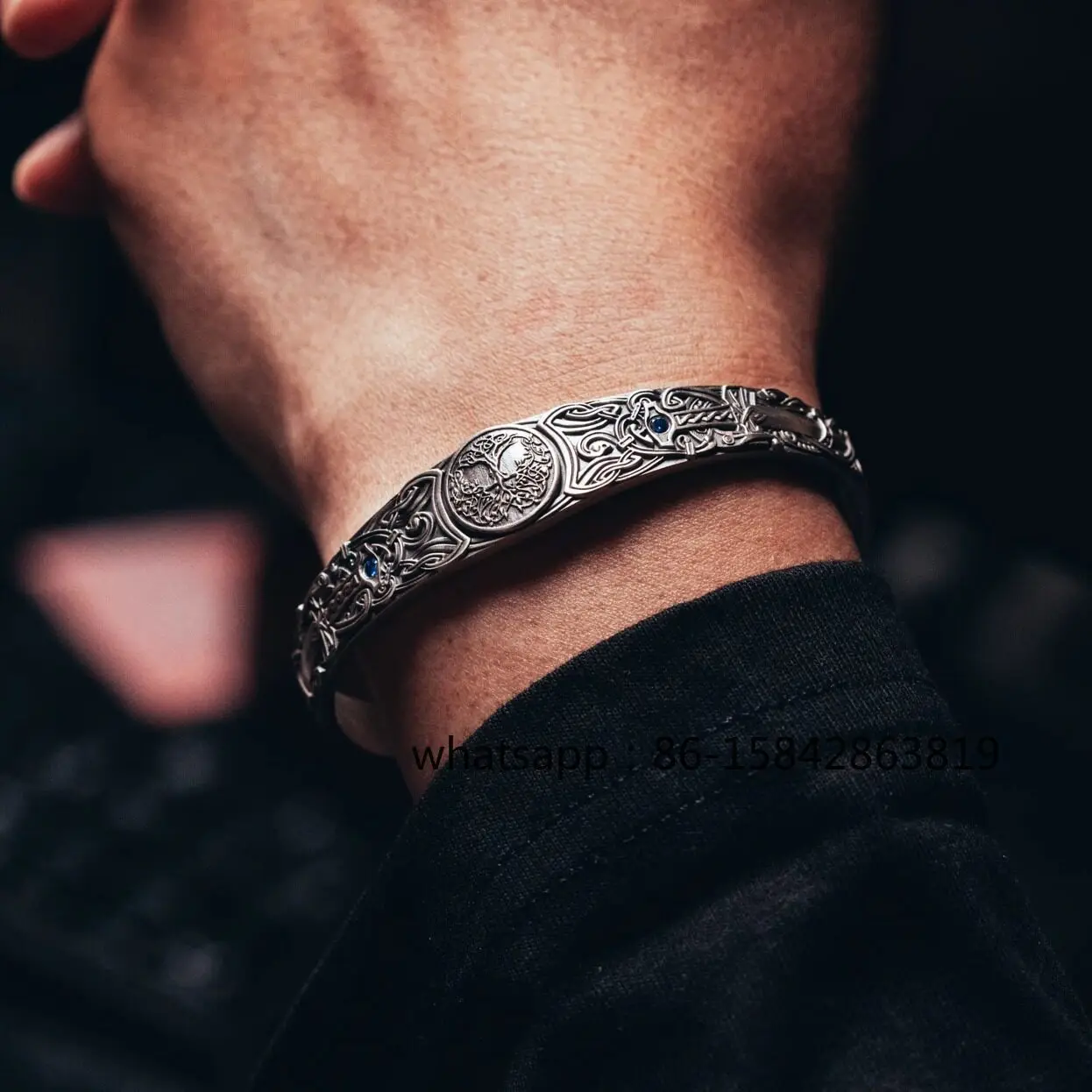 Child of The Forest Bracelet, Plain Silver Version, Niche Handmade S925 Pure Silver Jewelry.