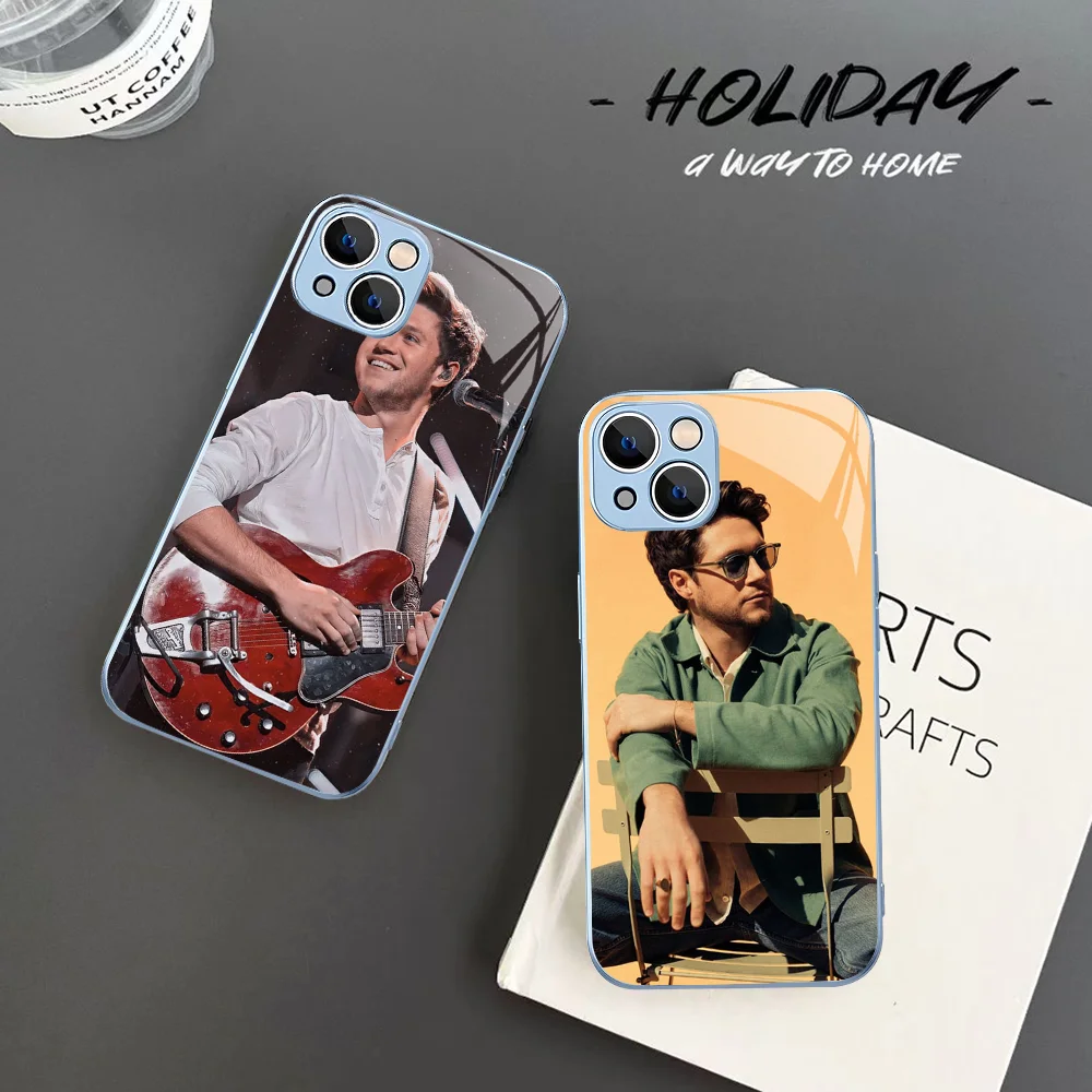 

Singer N-Niall H-Horan Phone Case For IPhone 14 13 12 Mini 11 Pro XS Max X XR 14 Plus Tempered Glass Cover