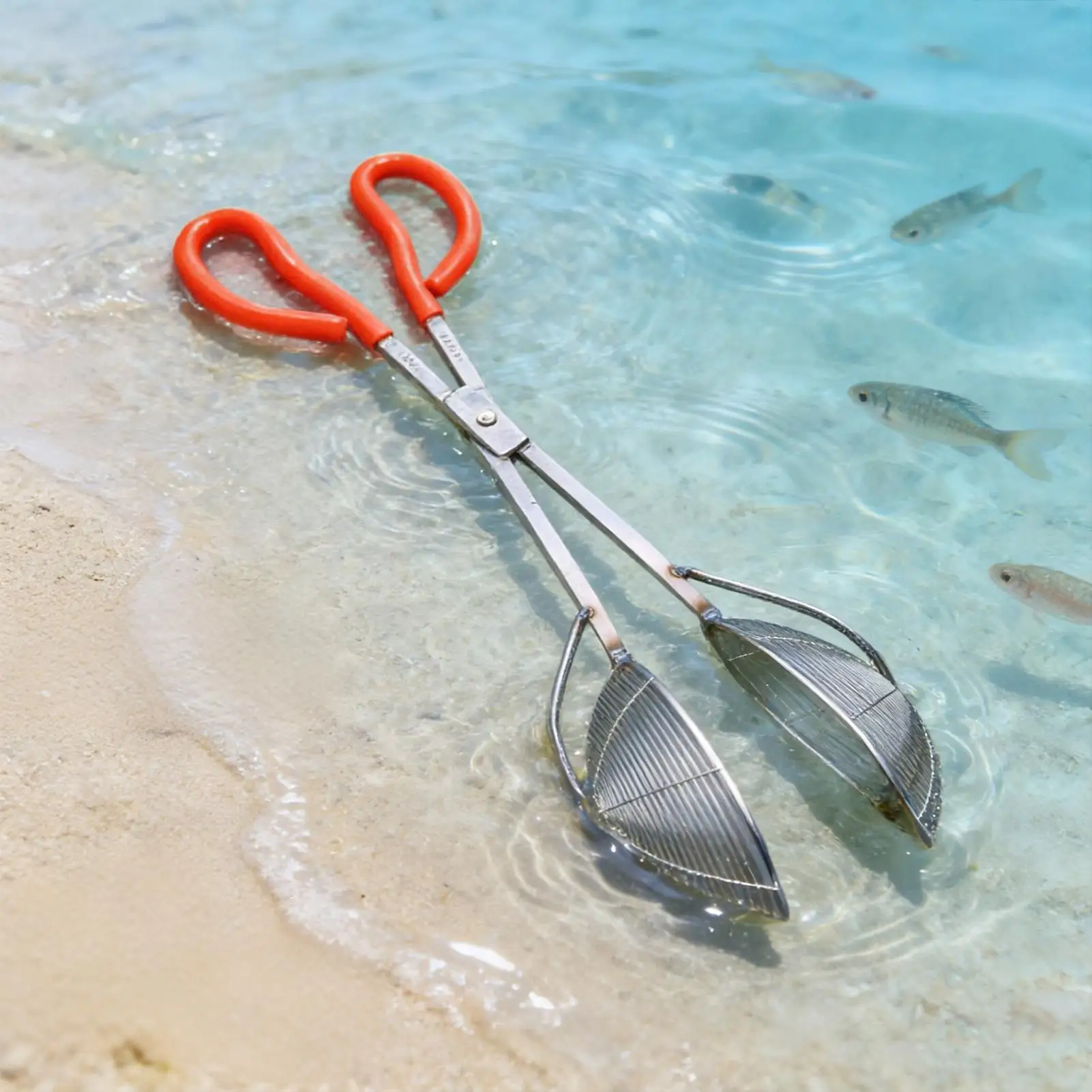 

Ложка-захват для рыбы из нержавеющей стали с нескользящей ручкой для карпа, сома, окуня, инструмент для рыбалки на открытом воздухе