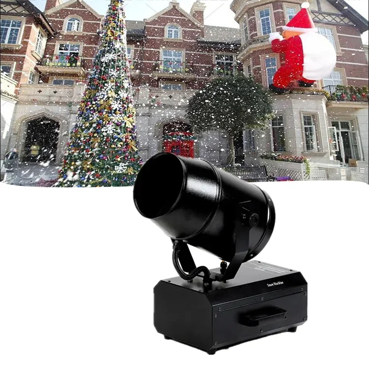 Remote Control Artificial Snow Making Machine 2000W Moving Head Snow Machine For Christmas Party