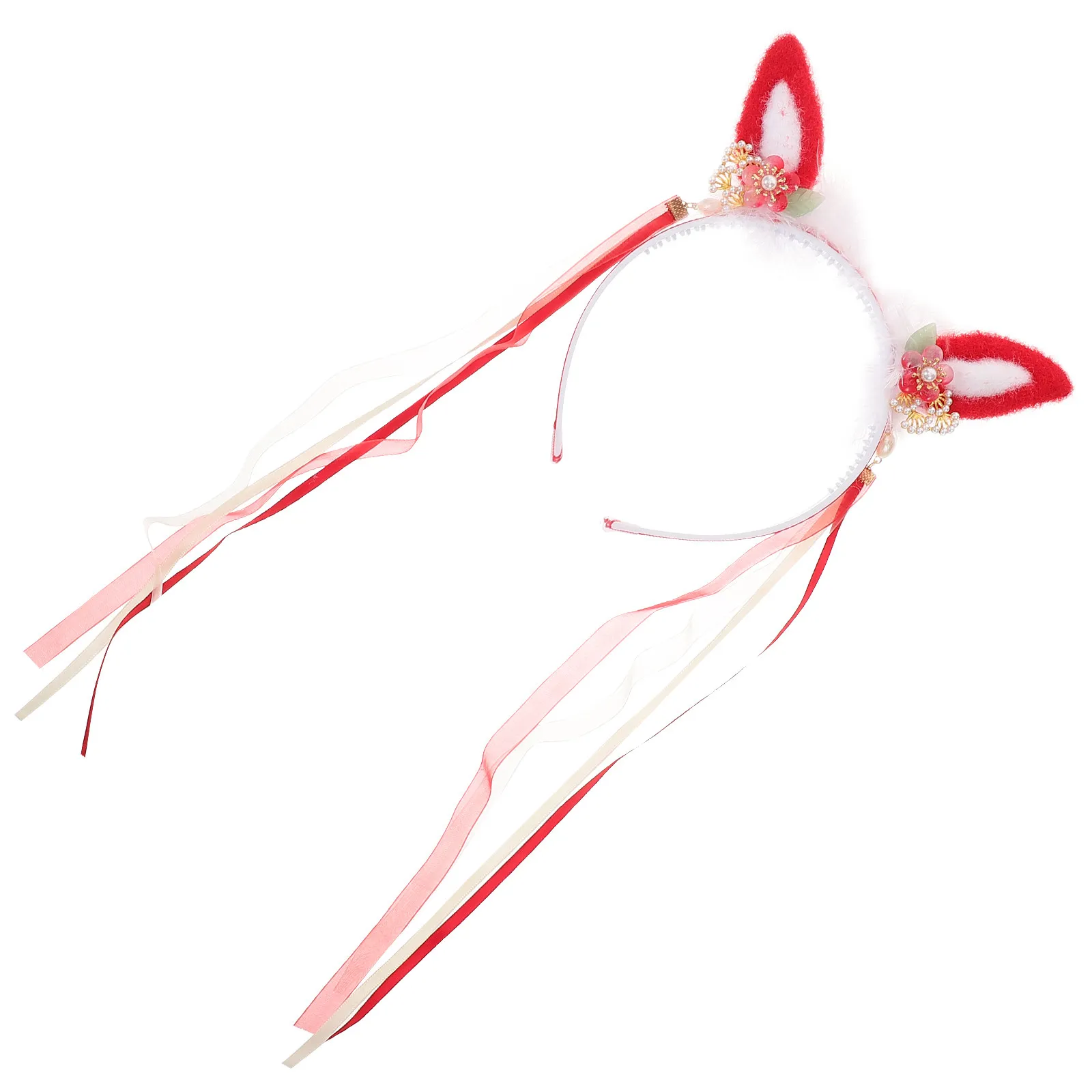 

Повязка на голову с кроличьими ушками, мягкая и удобная, для вечеринок, косплея, выступлений, головной убор для девочек