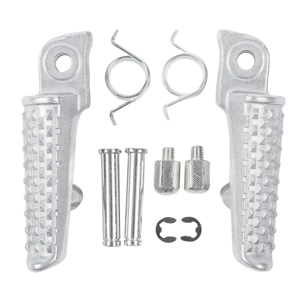 Motorfiets Voorste Voetsteun Voetsteunen Beugel Set Voor HONDA CBR1000RR 2008-2016 2015 2014 2013 2012 2011 2010 2009 Zwart/Zilver