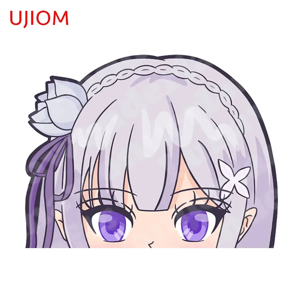 UJIOM For Emilia Peeker Anime Peeker Graphics Wall Sticker Waterproof Vinyl Decal Living Room Wardrobe Room Decor Teenager