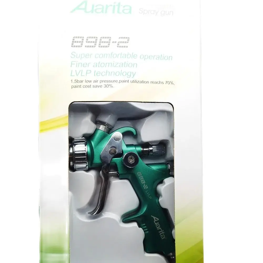 New Auarita LVLP 898-2 Spray Gun 1.3MM Stainless Steel Nozzle Paint Spray Guns Water-Based Paint Gun  Air Spray Gun