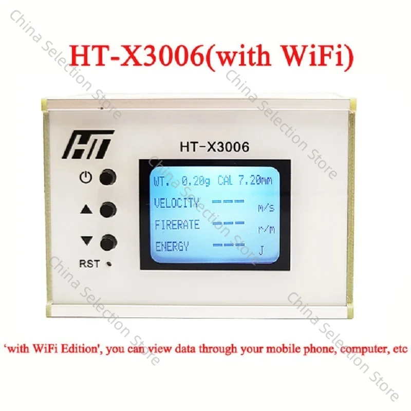 

HT-X3005/X3006 Shooting Speed Meter Ball Velocity Energy Measurement Shooting Chronograph Bullet Speed Tester with Backlight LCD