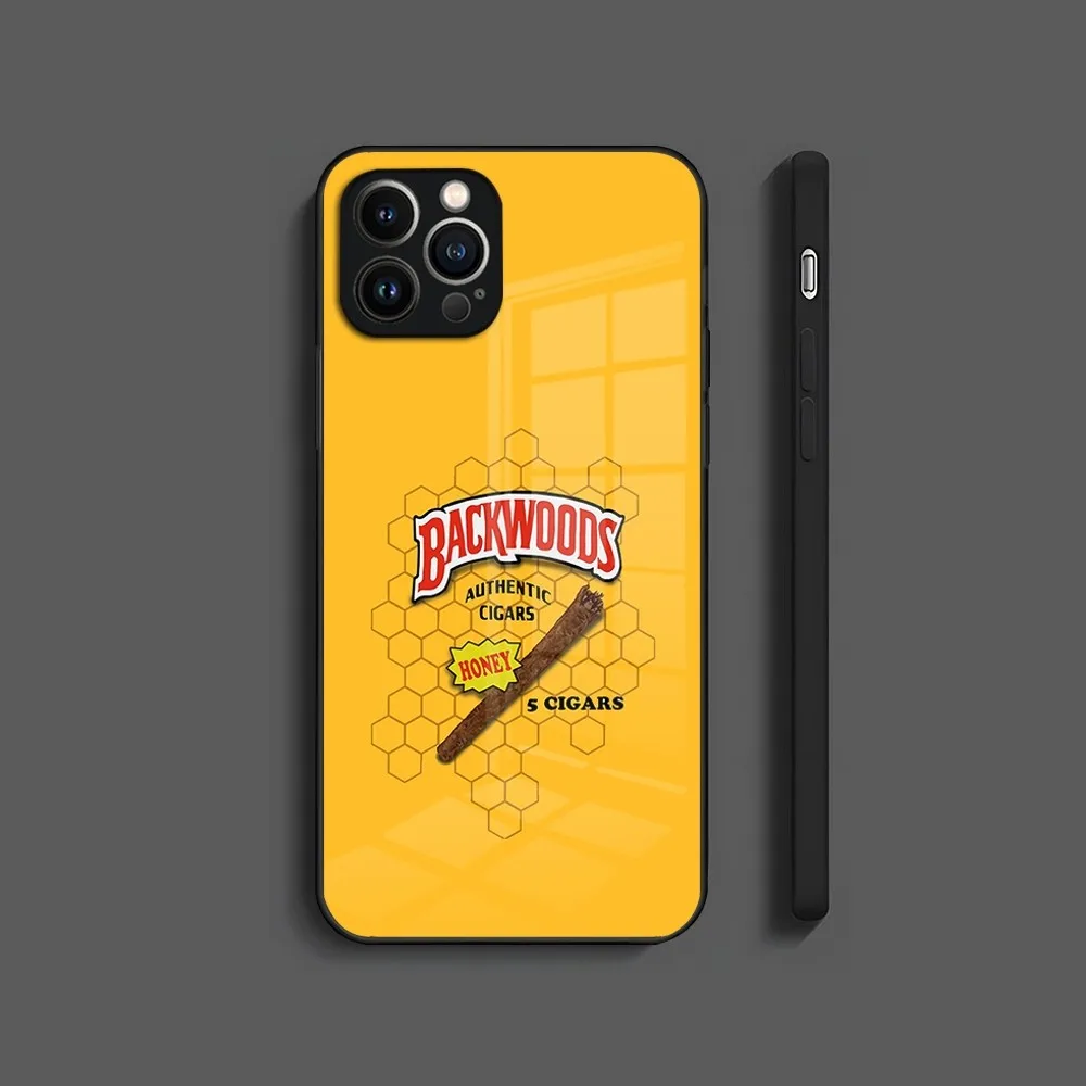 Backwoods Honey Berry Phone Case for iPhone 15 14 Pro 12 11 13 Mini X XR XS Max 8 7 6 Plus SE Glass Design Back Cover view 6