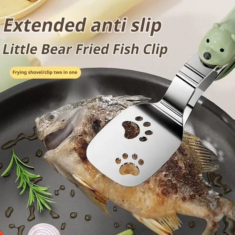 

Stainless Steel Folding Spatula Turner for Camping BBQ Picnic Mini Pancakes Bread Steak Flat Fish Turner Double Spatula Flipper