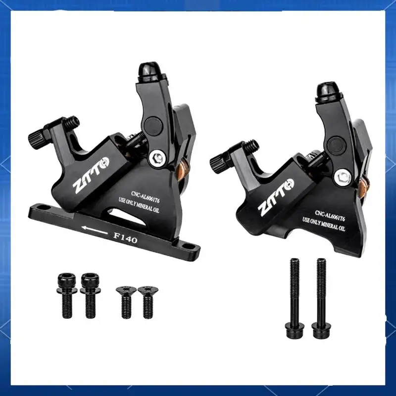 

ABJV ZTTO Hydraulic Disc Brake Calipers CNC Flat Mount Bicycle Oil Disc FM Adapter For 140/160Mm Bicycle Brake Rotor