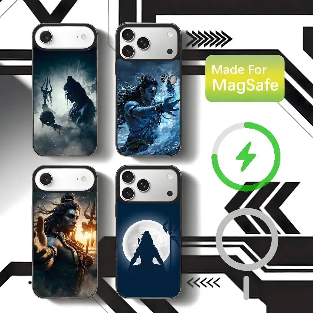 

Lord Shiva M-Mahadev India Phone Case For iPhone 17,16,15,14,13,12,11,Pro,Max,Plus,Mini,SE4,E Magnetic Magsafe Wireless Charging