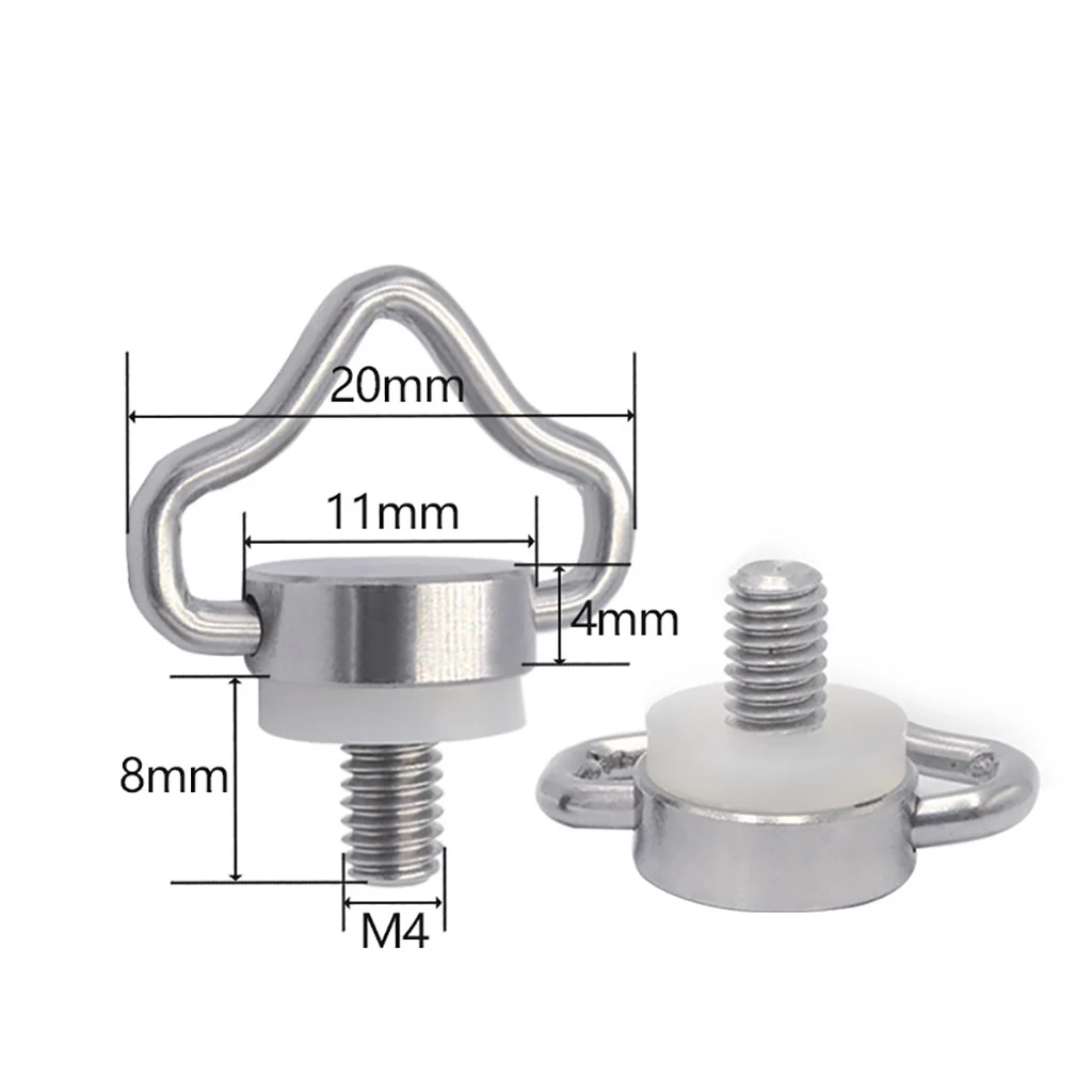2x M4 Lanyard Schraube D Ring Griff Schulter Gurt Mount Adapter für DJI Smart Control Quick Release Platte Schraube Drone Zubehör – Detail 2