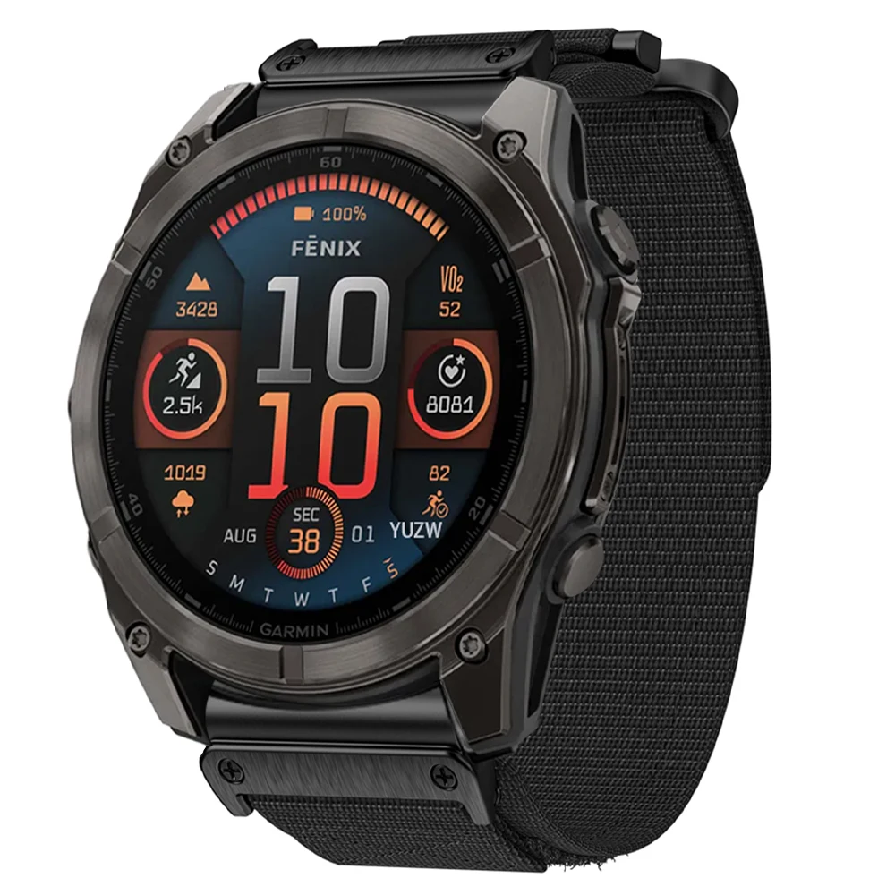 26 22 مللي متر حزام نايلون ل Garmin Fenix E 8 47 مللي متر 51 مللي متر 7X 6X 6Pro 5X Plus/965/955/EPIX/Enduro 3/Tactix 7 Pro ساعة ذكية معصمه