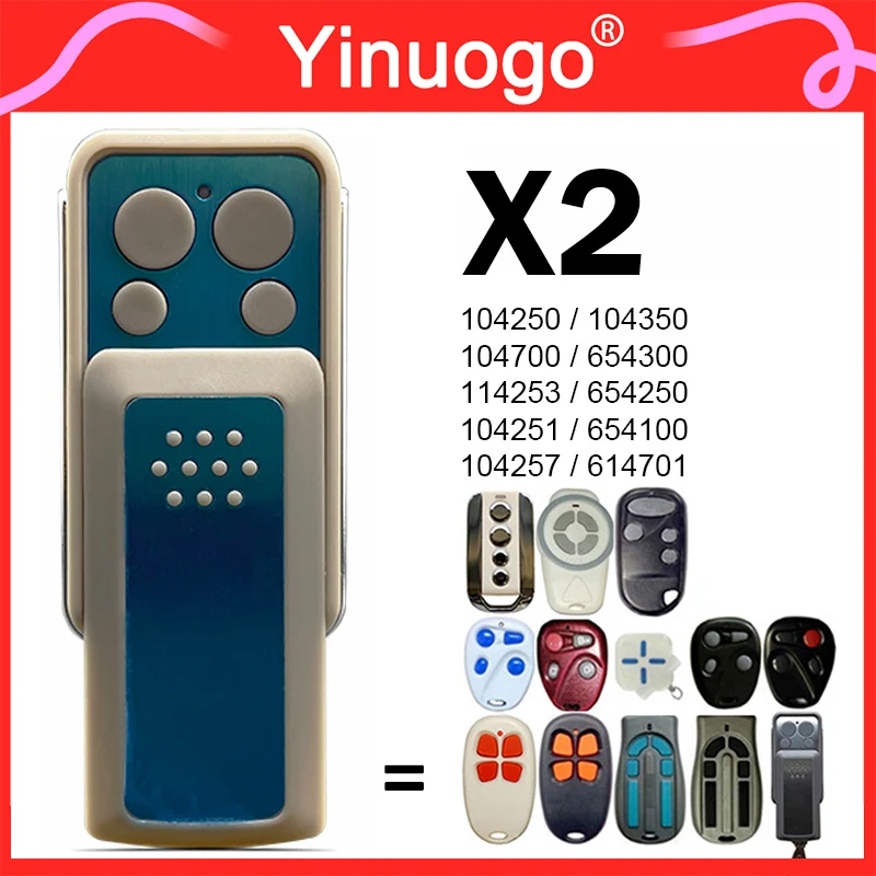

AVIDSEN 114253 Remote Control 433.92MHz For AVIDSEN 104251 104350 114235 104250 104257 104350 Garage Door Remote Control