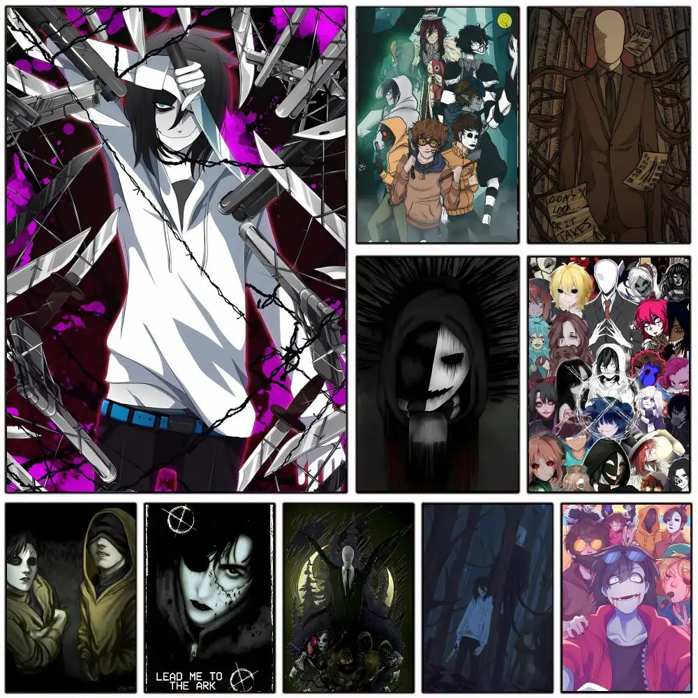 Internet Fiction C-creepypasta Poster Modern Home Decoration Interior Design & Contemporary Wall Art Collection