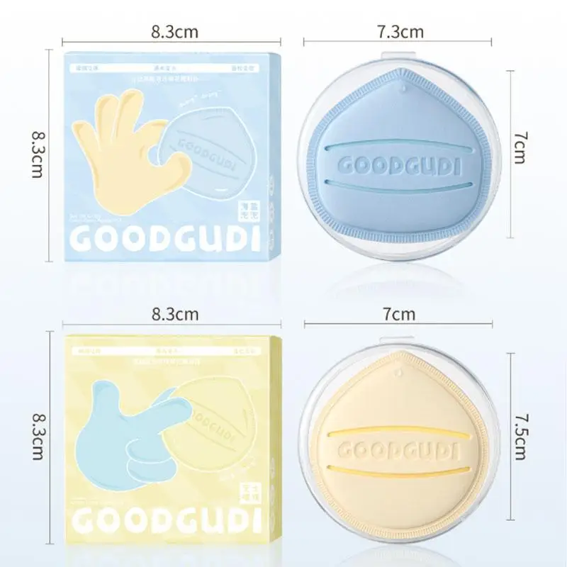 وسادة هوائية من مارشميلو، بودرة أساس منتفخة، مكياج خاص، أداة مكياج شفافة للاستخدام الجاف والرطب