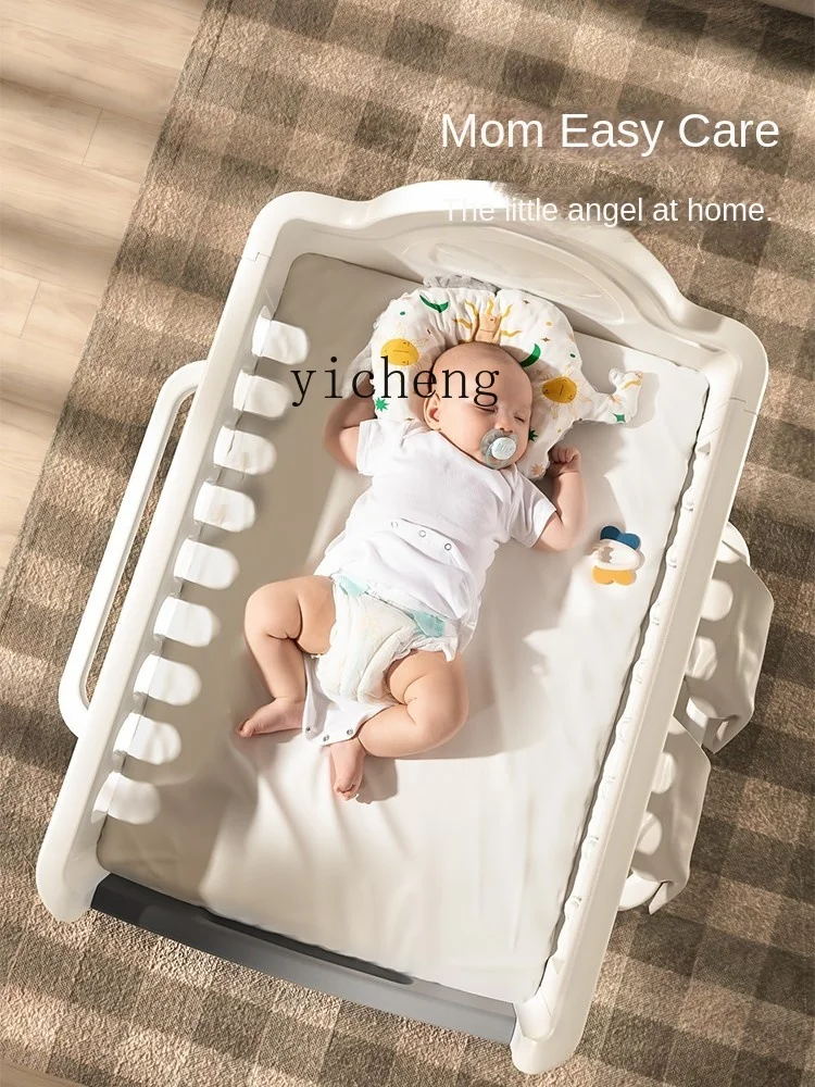 XL Diaper-Changing Table Pull-out Multi-Functional Baby Baby Caring Table Two-in-One Mat Storage Box