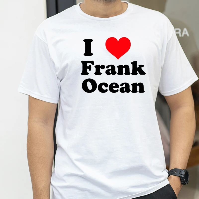 

I Love Frank T-shirts Men Women Blond Hip Hop Trend Tshirt Ocean Fashion Oversized T Shirt Rapper Short Sleeve Men tee